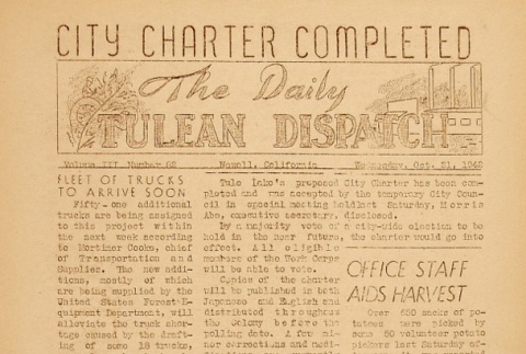 Tulean Dispatch Vol. III No. 82 (October 21, 1942) (ddr-densho-65-80)