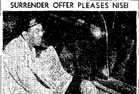 Surrender Offer Pleases Nisei (August 11, 1945) (ddr-densho-56-1134)
