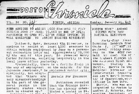 Poston Chronicle Vol. IX No. 14 (January 24, 1943) (ddr-densho-145-224)
