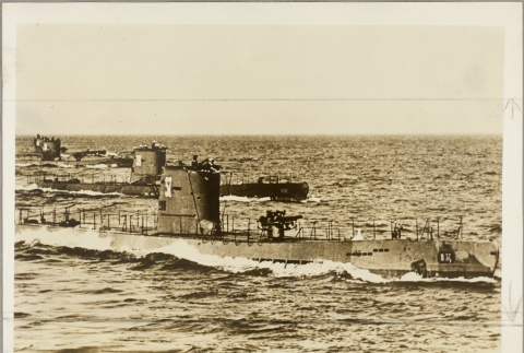 U-boats traveling in formation (ddr-njpa-13-933)