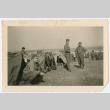 Soldiers in front of tents at encampment (ddr-densho-368-140)