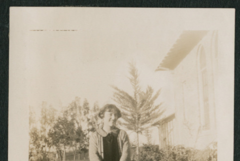 Women in yard (ddr-densho-378-417)