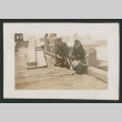 man and woman standing up on a deck (ddr-densho-378-775)