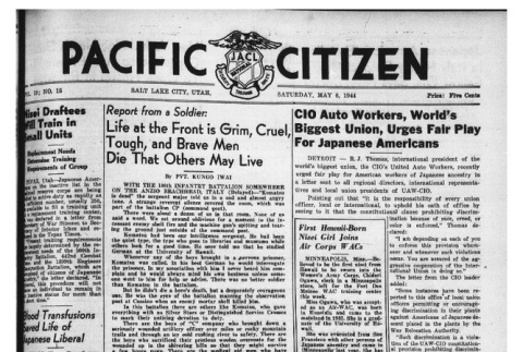 The Pacific Citizen, Vol. 18 No. 15 (May 6, 1944) (ddr-pc-16-19)