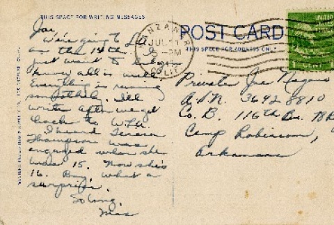 Postcard to a Nisei man from his sister (ddr-densho-153-182)
