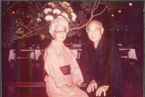 Agnes and Chester in Kimonos (ddr-densho-523-564)