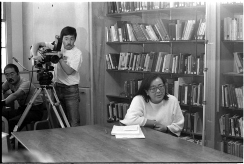 Loni Ding and camera crew (ddr-densho-1007-1148)
