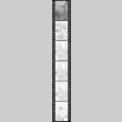 Negative film strip for Farewell to Manzanar scene stills (ddr-densho-317-147)