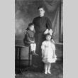 Priest with two children (ddr-densho-330-252)