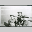 Three soldiers and tripod (ddr-densho-1007-863)