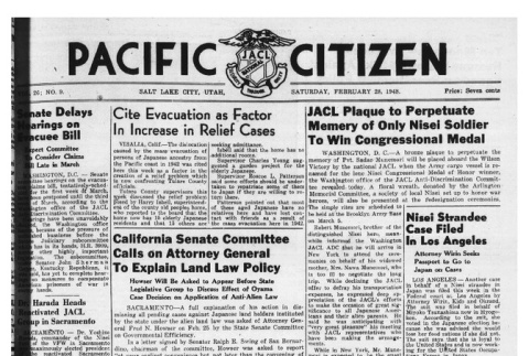 The Pacific Citizen, Vol. 26 No. 9 (February 28, 1948) (ddr-pc-20-9)