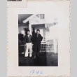 Two men standing outside house (ddr-densho-464-134)