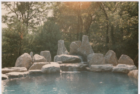 Waterfall into pool (ddr-densho-377-2491)