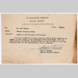 Memorandum to Kaneji Domoto from Evacuee Property Office (ddr-densho-329-1001)