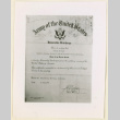 John Stringer honorable discharge (ddr-densho-37-1021)