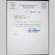 Letter to William Yoshino from Thomas Kindness (ddr-chijacl-1-334)