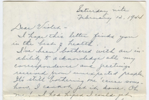 Letter from Amy Morooka to Violet Sell (ddr-densho-457-40)