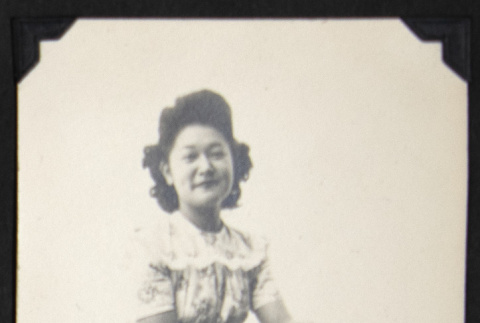 Lily seated (ddr-densho-542-621)