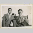 Kenji Sameshima and Rev. Susu Mago ready for resettlement (ddr-densho-37-1199)