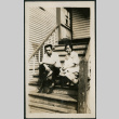 Man and woman on front steps (ddr-densho-359-652)
