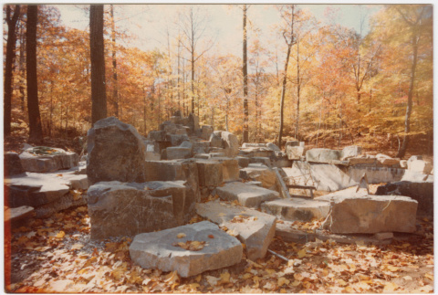 Rock feature under construction (ddr-densho-377-2576)