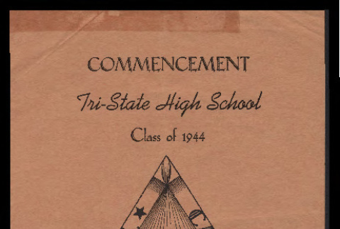 Commencement Tri-State High School Class of 1944 (ddr-csujad-55-225)