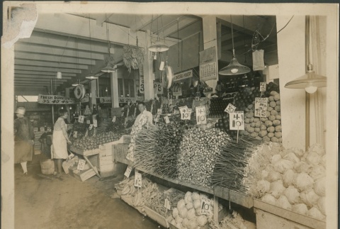 Interior of a grocery store (ddr-densho-321-903)