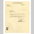 Letter from Wilbur E. Peacock, Manager, and H. L. Gee, Senior Interviewer, War Manpower Commission, United States Employment Service, to George Naohara, April 29, 1943 (ddr-csujad-38-556)