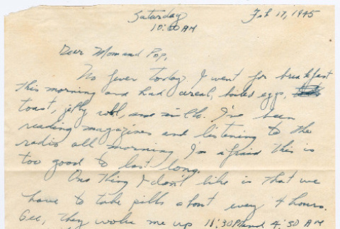 Letter from Tadashi Ishida to Mr. & Mrs. Y Ishida (ddr-densho-535-138)