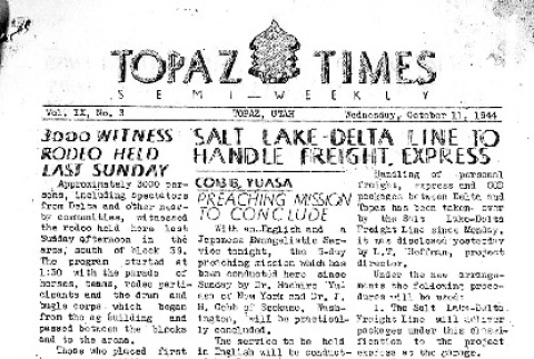 Topaz Times Vol. IX No. 3 (October 11, 1944) (ddr-densho-142-347)