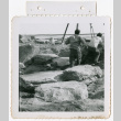 Two men on rocks (ddr-densho-377-1791)