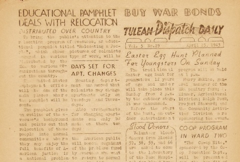 Tulean Dispatch Vol. 5 No. 29 (April 23, 1943) (ddr-densho-65-209)
