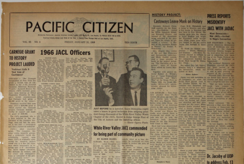 Pacific Citizen, Vol. 62, No. 3 (January 21, 1966) (ddr-pc-38-3)