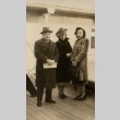 Two women and a man on the deck of a ship (ddr-njpa-1-1976)
