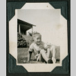 Boy sitting on the lawn (ddr-densho-359-1051)