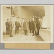 Men standing for a group photograph (ddr-njpa-13-1386)