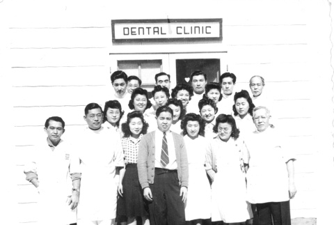 Camp dental staff (ddr-densho-157-100)