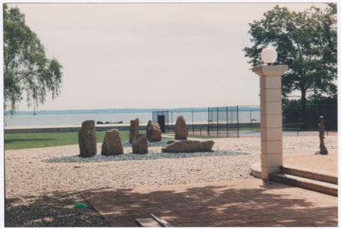 Yard with rock landscaping (ddr-densho-377-1863)