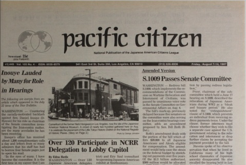 Pacific Citizen, Vol. 105, No. 4 (August 7-14, 1987) (ddr-pc-59-29)
