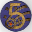 5th squadron Airforce headquarters patch (ddr-densho-563-13)