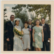 Morita-Cole wedding photo with parents (ddr-densho-409-52)