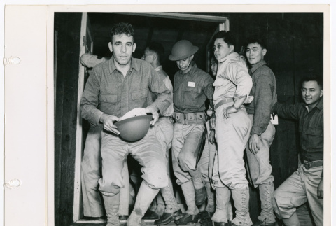 Draftees at Reception Center in Hawaii (ddr-densho-1007-161)