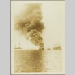 Photograph of a burning ship (ddr-njpa-13-1179)