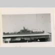 Side view of South Dakota ship model (ddr-densho-37-1363)