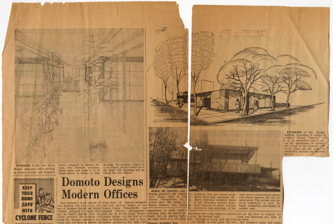 Article titled:  Domoto Designs Modern Offices (ddr-densho-377-3069)