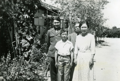 Serviceman with his family (ddr-densho-22-461)