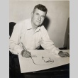 Wilson McCoy drawing the Phantom (ddr-njpa-1-959)