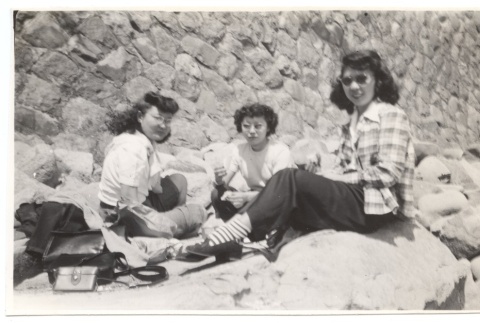 Lunch on a Rock Wall (ddr-one-2-423)