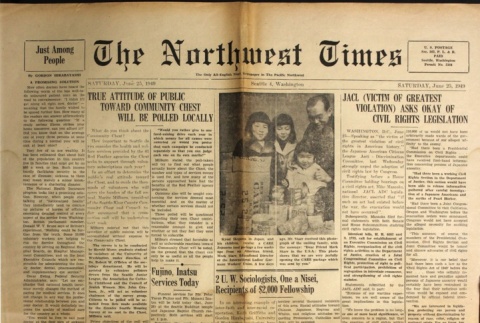 The Northwest Times Vol. 3 No. 51 (June 25, 1949) (ddr-densho-229-218)