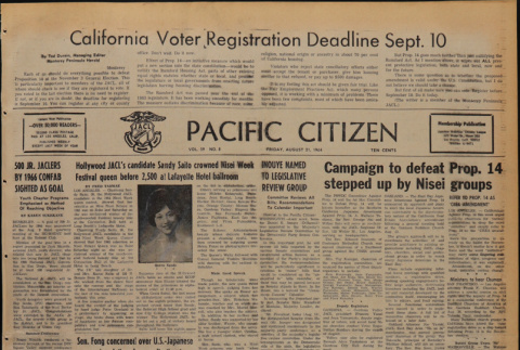 Pacific Citizen, Vol. 59, Vol. 8 (August 21, 1964) (ddr-pc-36-34)